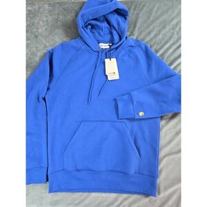 New Carharrt Hoodie Mens Small Work In Progress Chase Crew Sweat Fleece Pullover
